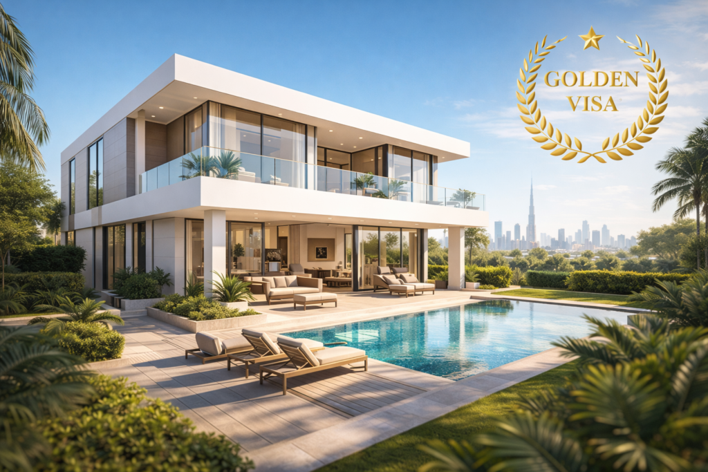 Investing in Dubai vs UK Property 2026 luxury villa investment for Golden Visa eligibility