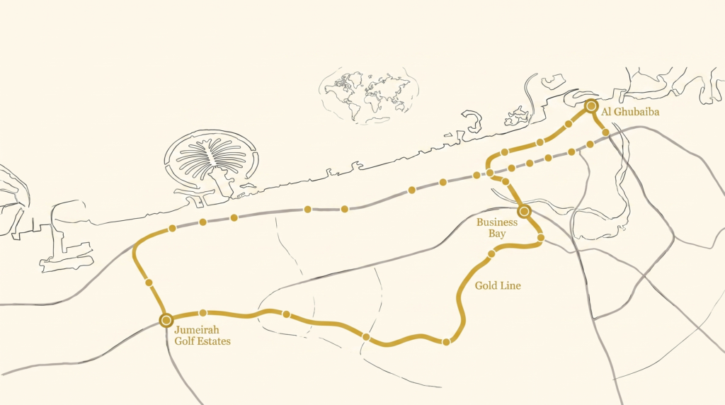 Dubai metro property prices