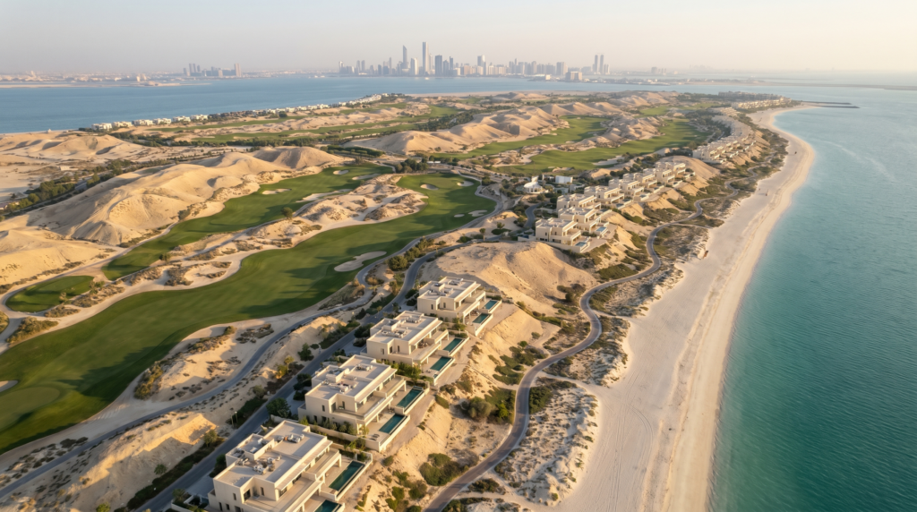 Hudayriyat Golf Estate sample villa interior — Modon Properties